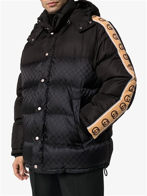 gucci puffer jacket men|gucci monogram jacket men.